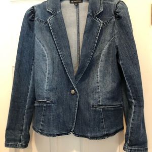 I.N.C jeans jacket. Color- Blue. Size-large